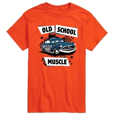 Мужская футболка Cars Doc Hudson с принтом, оранжевая