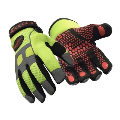 Утепленные перчатки RefrigiWear HiVis, лайм