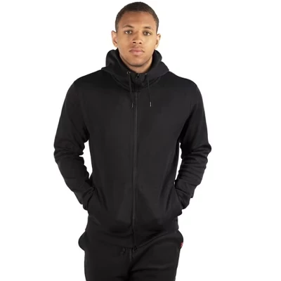 Мужское худи citylab Performance Fleece на молнии, черное