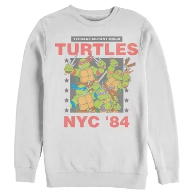 Мужская толстовка с постером NYC '84, белая