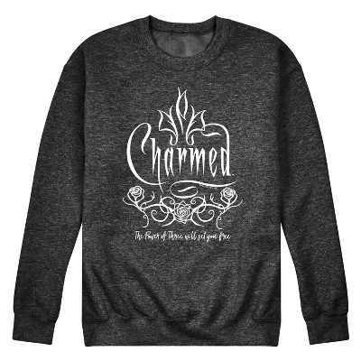 Мужской свитшот Charmed Power of Three, серый меланж