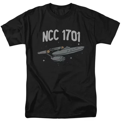 Мужская футболка The First Enterprise черного цвета