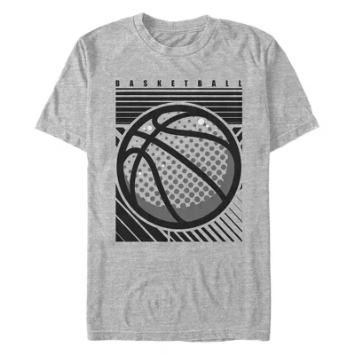 Мужская футболка с художественным постером баскетбольной линии Lost Gods athletic heather