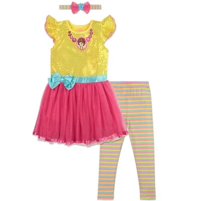 Костюм для девочек Disney Fancy Nancy, 3 предмета