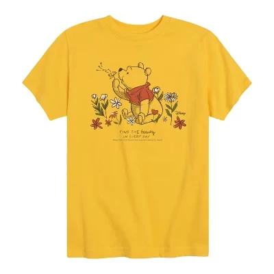 Футболка для мальчиков Winnie the Pooh, одуванчик, желтая