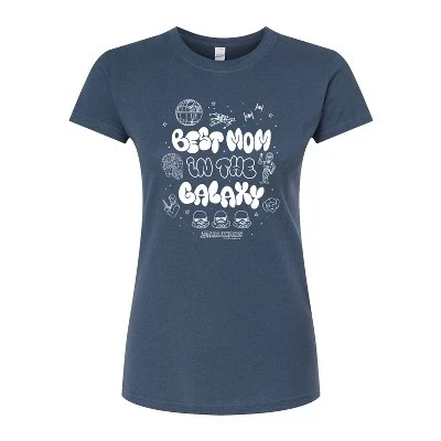 Женская футболка Star Wars «Best Mom in the Galaxy», индиго
