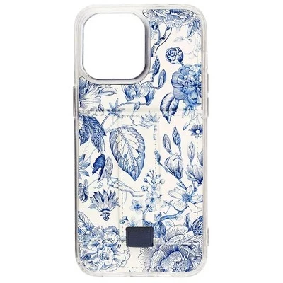 Чехол для iPhone 16 Walli с кошельком и ремешком, синий