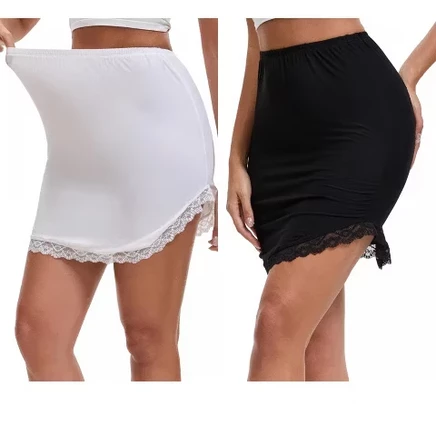 Женские нижние юбки Inspire Chic, черные и белые