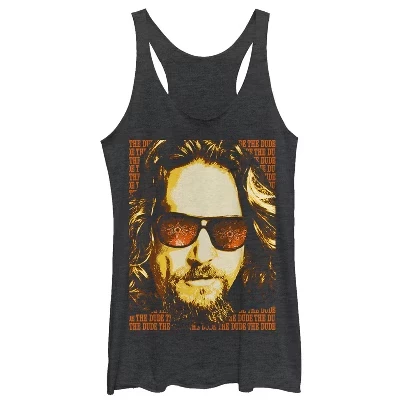 Женская майка The Big Lebowski The Dude, черная