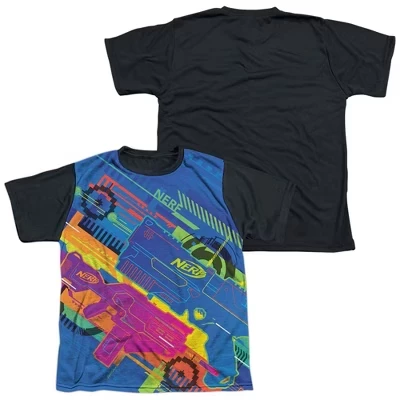 Футболка с коротким рукавом для костюма Nerf Neon Collage для мальчиков, белая