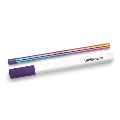 Фильтрующая трубка LifeStraw Sip из стали с футляром, aurora
