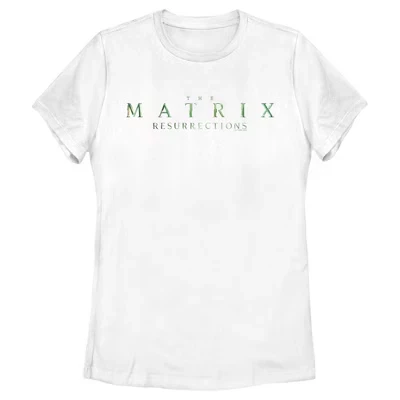 Женская футболка The Matrix Resurrections с логотипом, белая