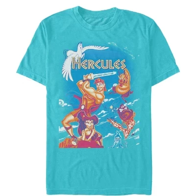 Мужская футболка Hercules «Классическая сцена», синяя