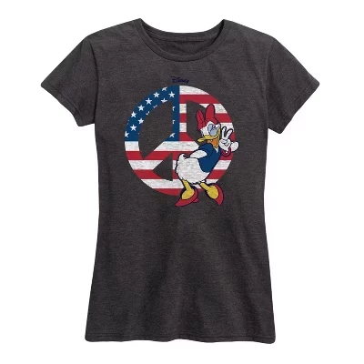 Женская футболка Americana с коротким рукавом и графическим рисунком heather charcoal