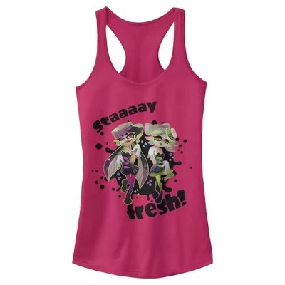 Женская майка Nintendo Splatoon Stay Fresh, розовая