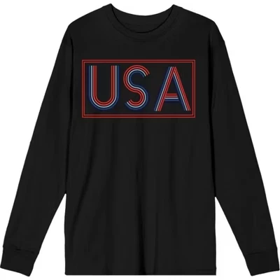Мужской лонгслив Bioworld Americana USA, черный
