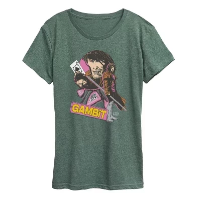 Женская футболка Gambit Ragin Cajun с коротким рукавом и графическим рисунком heather juniper