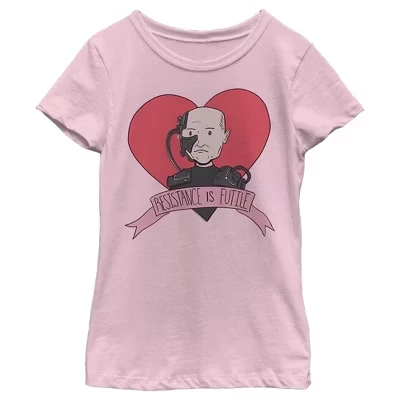 Футболка Girl's : The Next Generation Valentine с героями мультфильма 