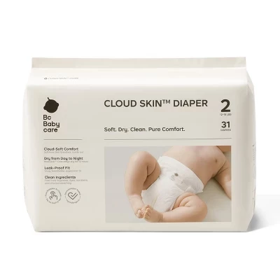 Подгузники bc babycare CLOUD SKIN макс. впит., 31 шт