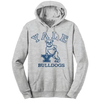 Мужское худи TEE LUV Yale Bulldog, серое