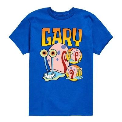 Футболка с коротким рукавом и рисунком Gary The Snail синего цвета