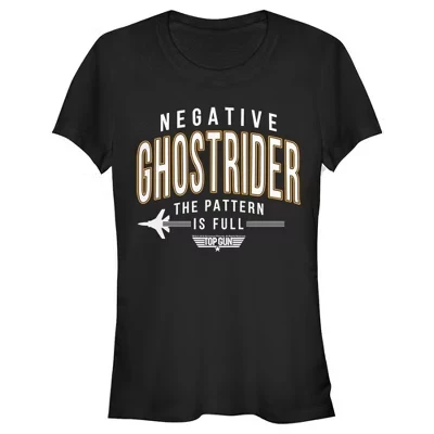 Женская футболка Top Gun Ghost Rider, черная