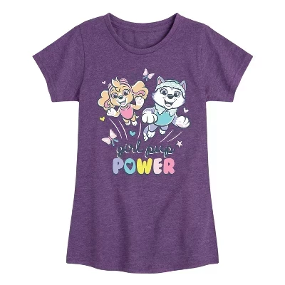 Приталенная футболка с коротким рукавом и графическим рисунком для девочек - Paw Patrol - Girl Pup Power