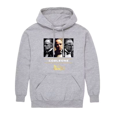 Мужская толстовка-пуловер из флиса с графическим принтом 50th Anniversary Edition corleone - athletic heather