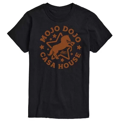 Мужская футболка Mojo Dojo Casa House с коротким рукавом и графическим рисунком, черная