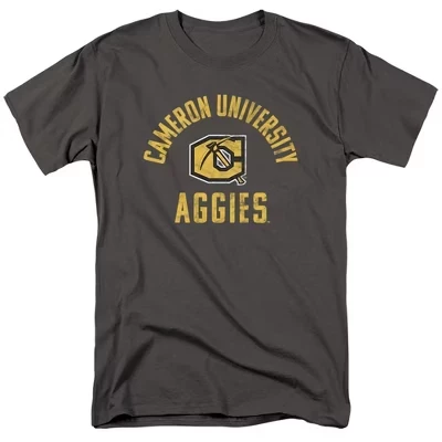 Мужская футболка NCAA Cameron University Aggies, угольная
