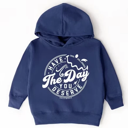 Худи для малышей The Juniper Shop «Твой день», темно-синее