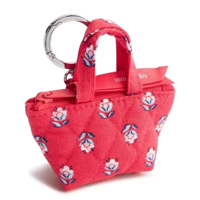 Незаменимая мини-сумка-тоут Charm hibiscus bluebell ditsy
