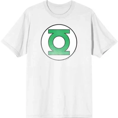 Мужская футболка Green Lantern Logo, белая