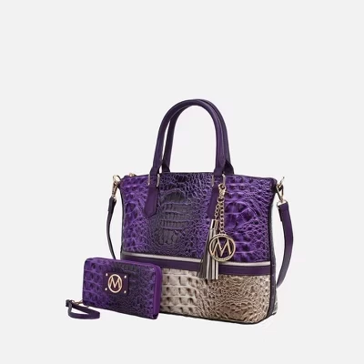 Сумка MKF Collection Autumn с кошельком, фиолетовая