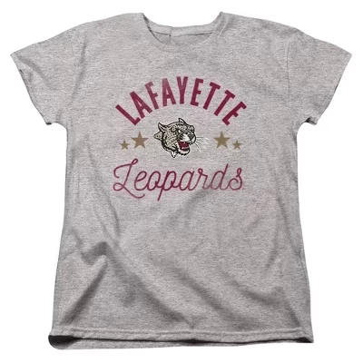 Женская футболка Lafayette College Leopards с логотипом athletic heather
