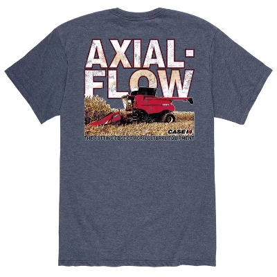 Мужская футболка с ультрасовременным рисунком Axial-Flow с коротким рукавом синего цвета