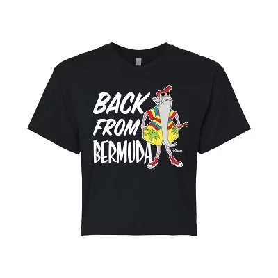 Женская футболка Disney Straight Outta Bermuda, черная