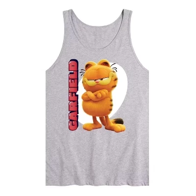 Мужская майка с вертикальным рисунком из фильма athletic heather