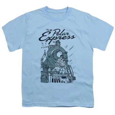 Футболка для мальчиков Polar Express Rail Riders светло-голубого цвета