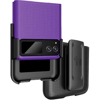 Чехол с кобурой Nakedcellphone для RAZR 40, фиолетовый