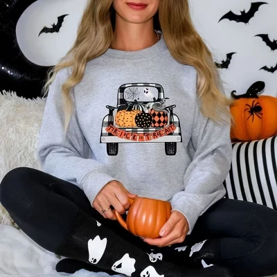 Толстовка Trick Or Treat Truck графитовая