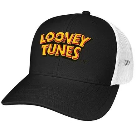 Унисекс кепка-тракер Looney Tunes с логотипом, черная