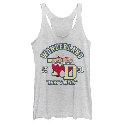 Женская ретро-майка Tweedlee и Tweedledum That's Logic Racerback от компании Tweedledum