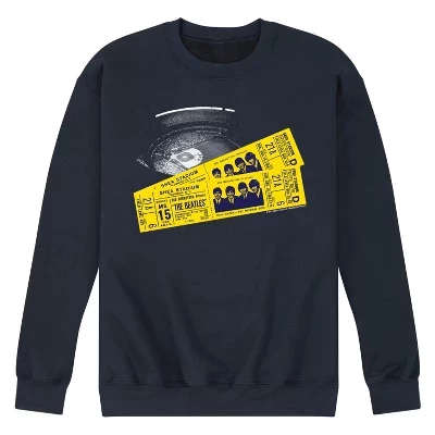 Мужской свитшот The Beatles Shea Tickets, синий