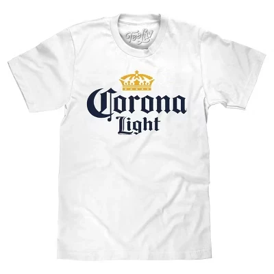 Футболка с логотипом Corona Light белого цвета