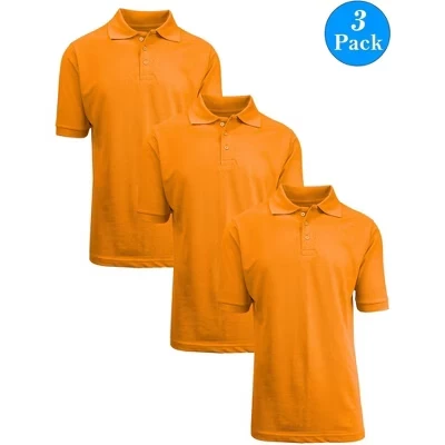 Поло для мальчиков в школьной форме Galaxy by Harvic - 3 упаковки