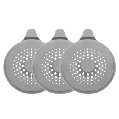Силиконовые пробки Unique Bargains, 3 шт., серые