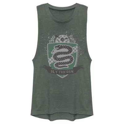 Молодежная женская футболка Slytherin House Shield Festival Muscle Tee для юниоров