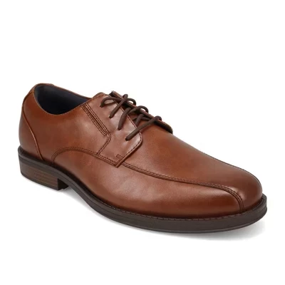 Mens Bainbridge Polished Lace-Up Oxford Dress Shoe cognac