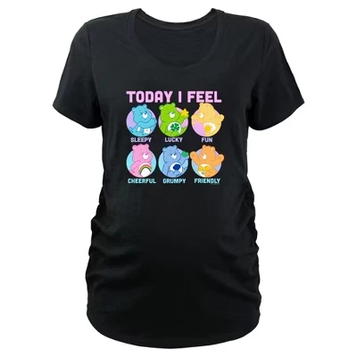 Женская футболка для беременных Care Bears, черная